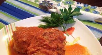 Dukan chicken cutlets, fish, liver and vegetable