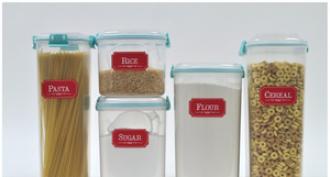 Do-it-yourself jars for cereals from waste containers Do-it-yourself jars for storing cereals